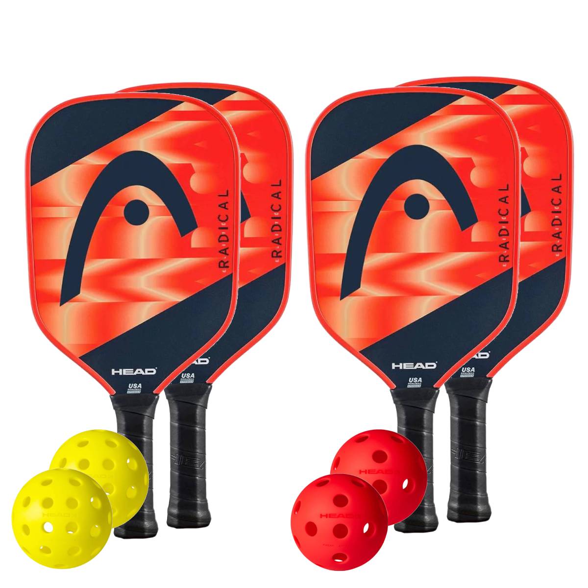 Head Radical Elite 4 Paddle Pickleball Bundle - RacquetGuys.ca
