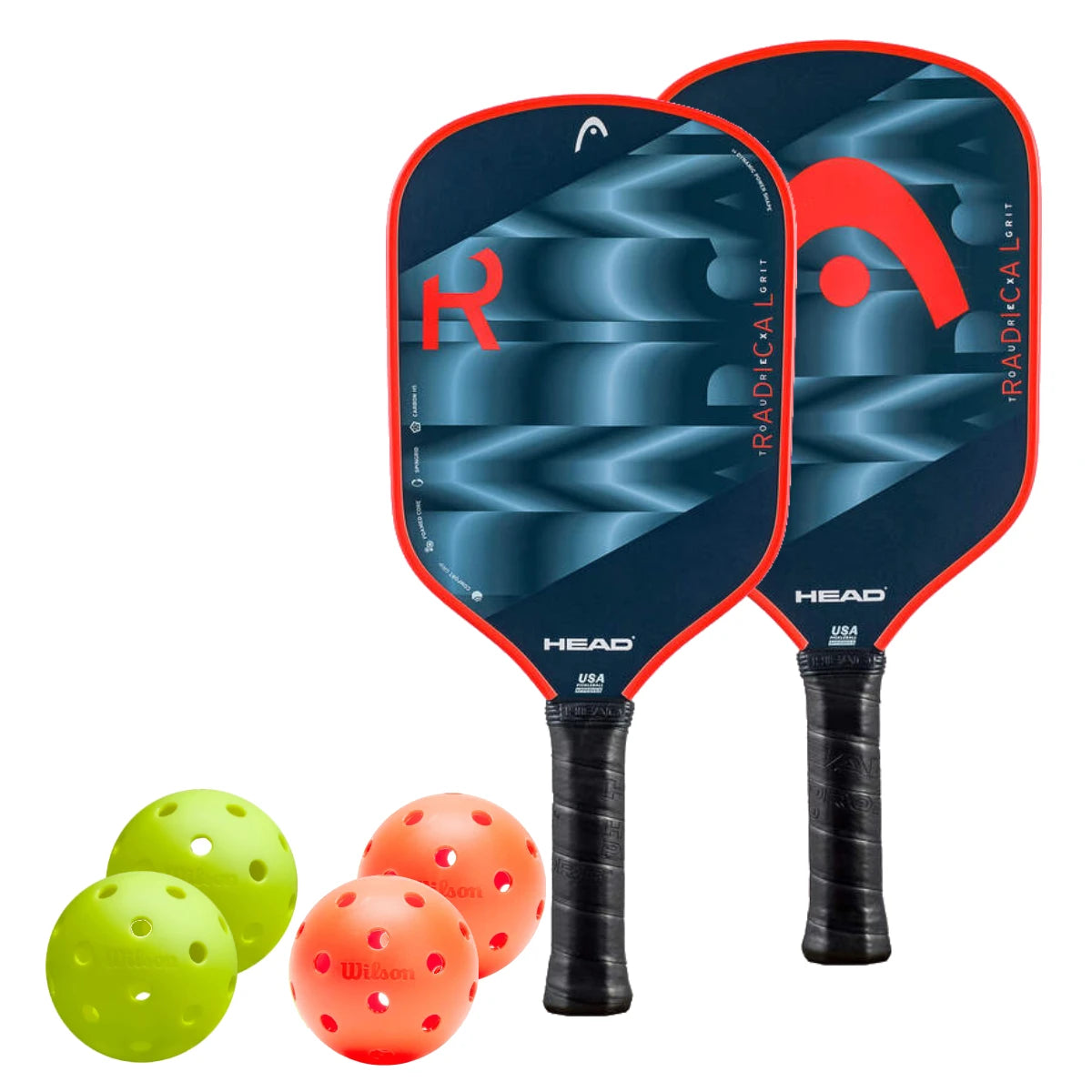 Head Radical Tour EX Grit 2 Paddle Pickleball Bundle - RacquetGuys.ca