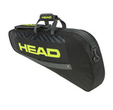 Head Base S 3 Racquet Bag Black/Yellow