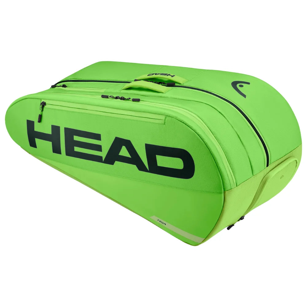 Head Extreme Tour L 9 Racquet Bag (Slime Green) - RacquetGuys.ca