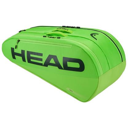 Head Extreme Tour M 6 Racquet Bag (Slime Green) - RacquetGuys.ca