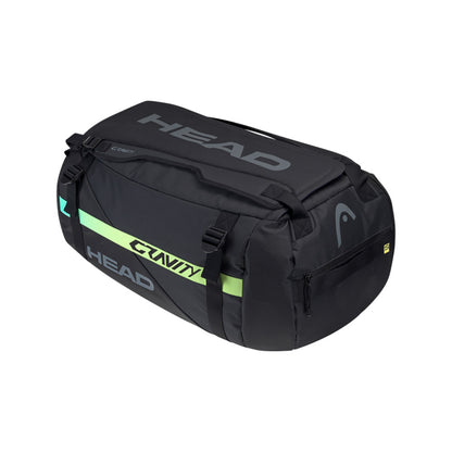Head r-PET Gravity Duffel 12 Pack Racquet Bag (Black) - RacquetGuys.ca