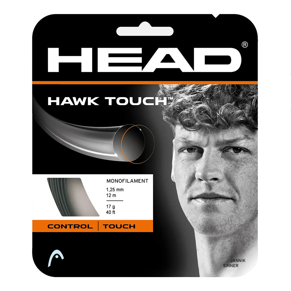 Head Hawk Touch 17/1.25 Tennis String (Anthracite) - RacquetGuys.ca