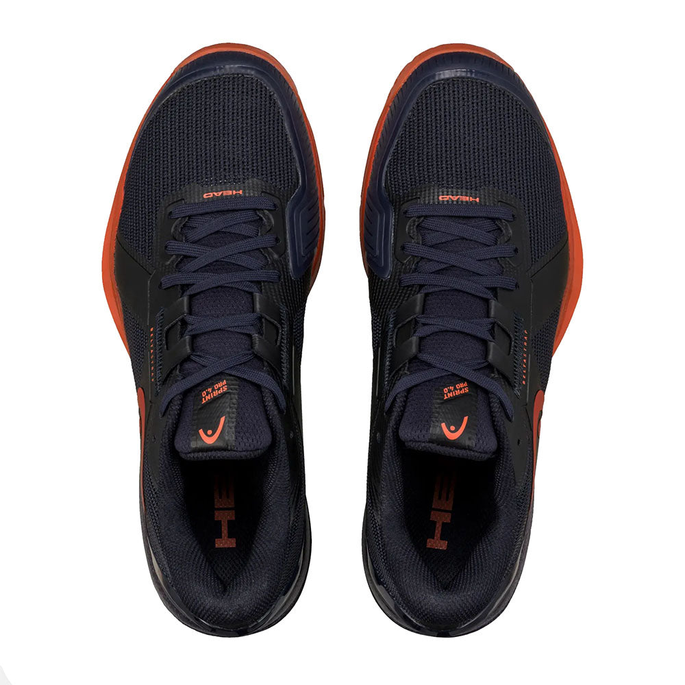 Head Sprint Pro 4.0 Men's Indoor Court Shoe (Dark Blue/Red)
