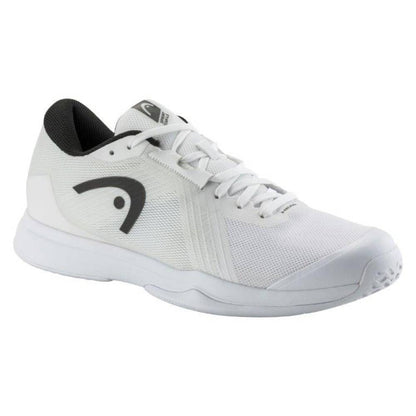 Head Sprint Team 4.0 Men's Indoor Court Shoe (White/Black) - RacquetGuys.ca