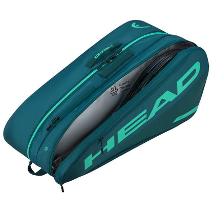 Head Tour L 9 Racquet Bag (Green) - RacquetGuys.ca