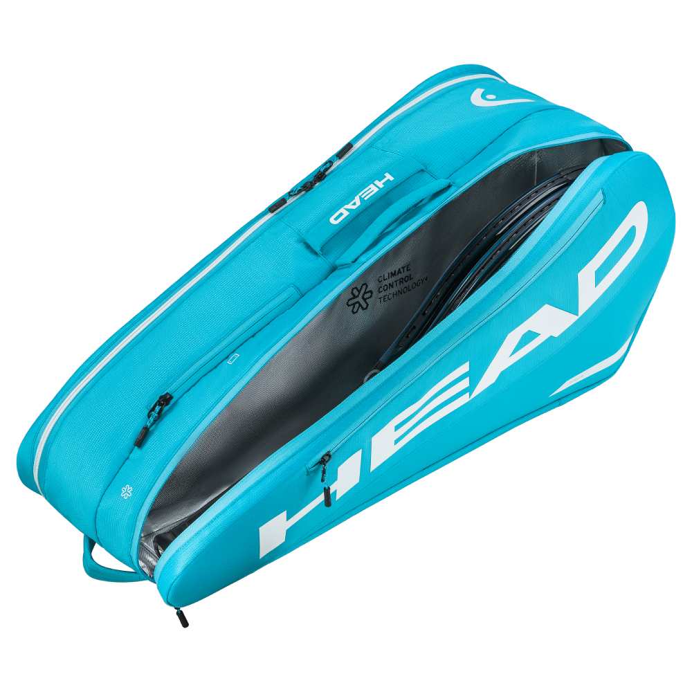 Head Tour M 6 Racquet Bag (Blue) - RacquetGuys.ca