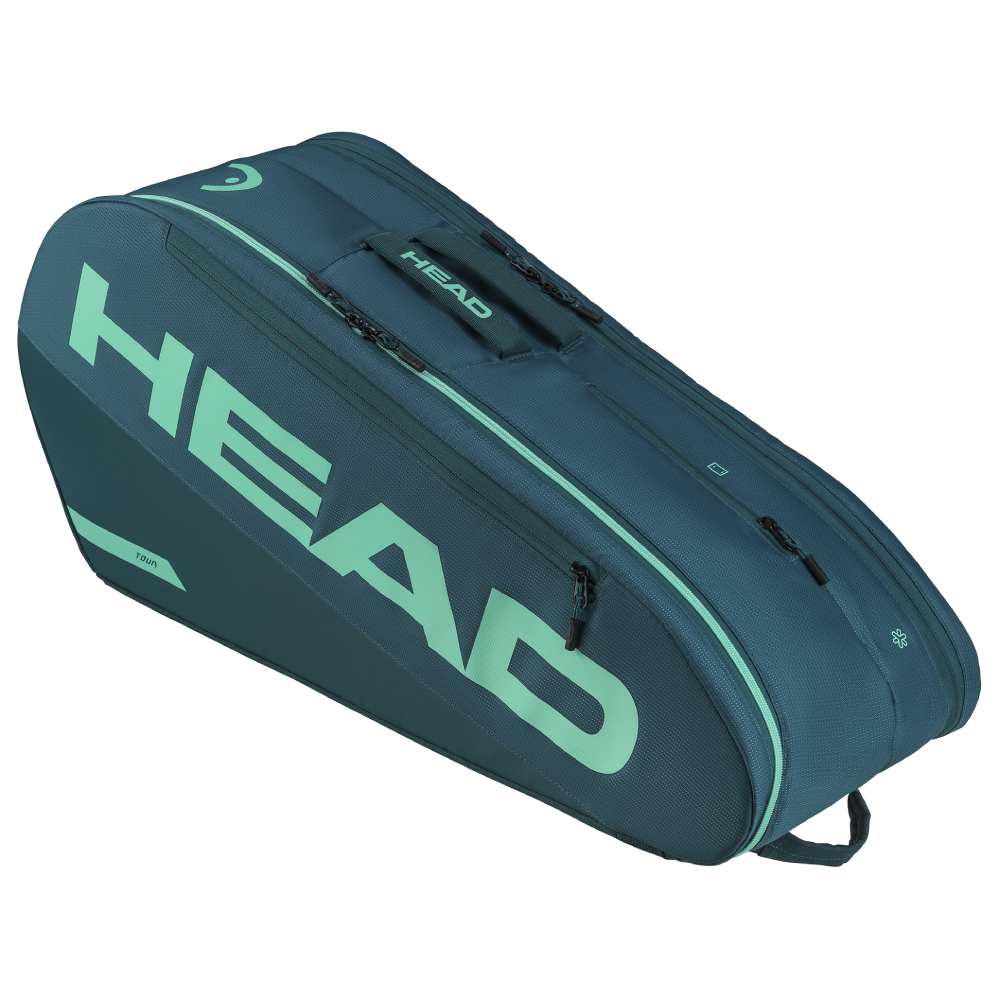 Head Tour M 6 Racquet Bag (Green) - RacquetGuys.ca