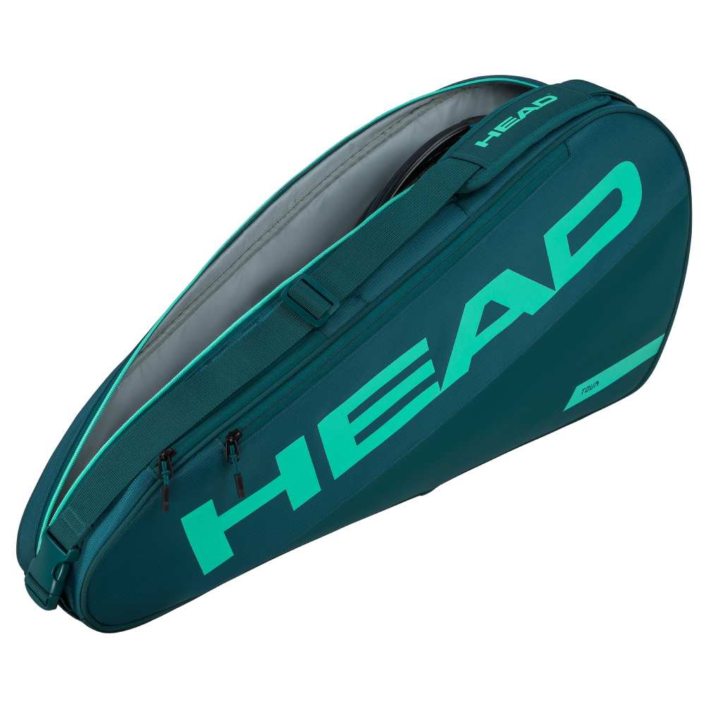 Head Tour S 3 Racquet Bag (Green) - RacquetGuys.ca