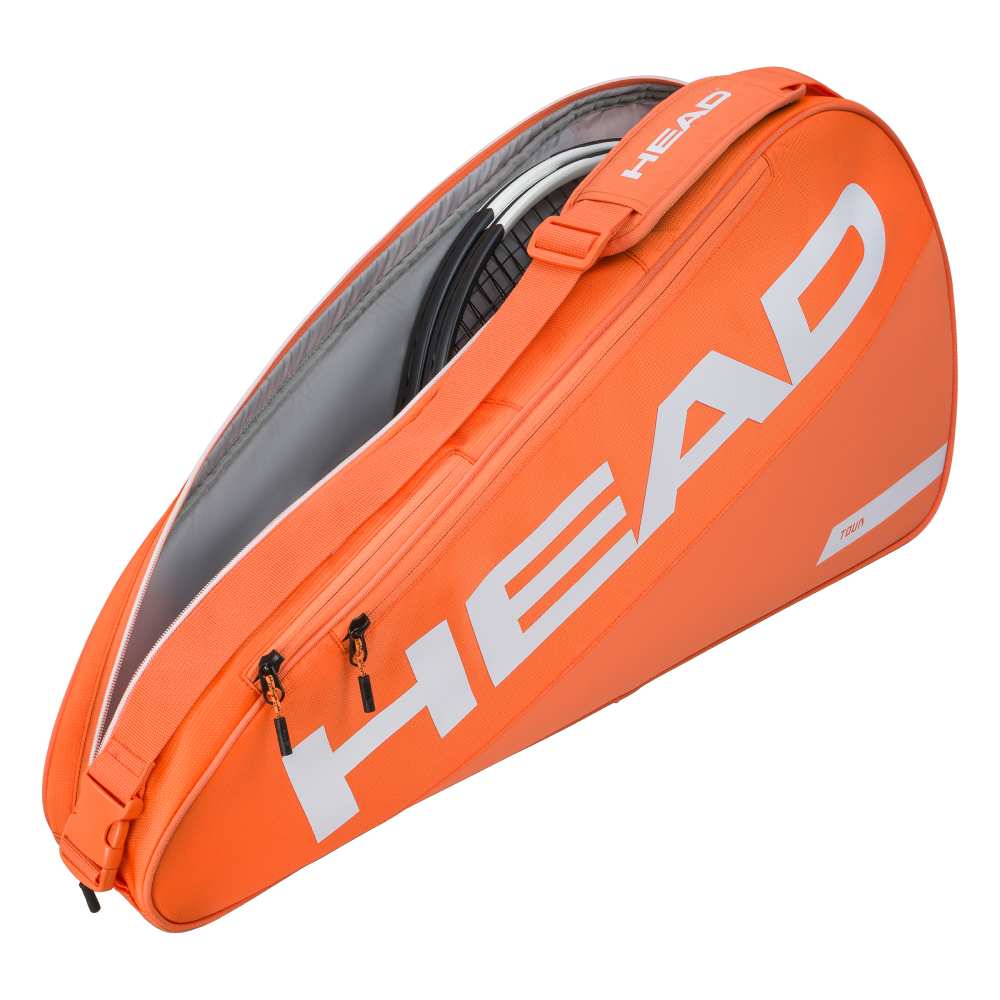 Head Tour S 3 Racquet Bag (Orange) - RacquetGuys.ca