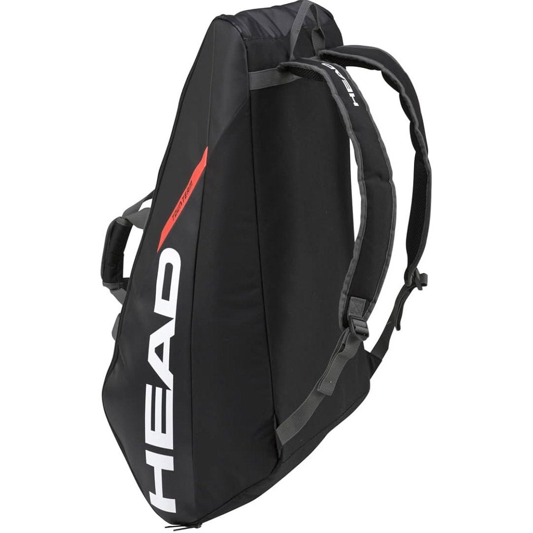 Head Tour Team Supercombi 9 Pack Racquet Bag (Black/Orange) - RacquetGuys.ca