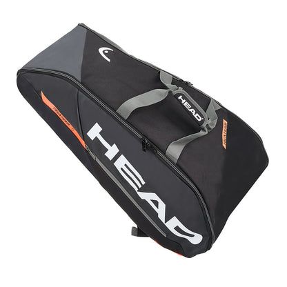 Head Tour Team Supercombi 9 Pack Racquet Bag (Black/Orange) - RacquetGuys.ca
