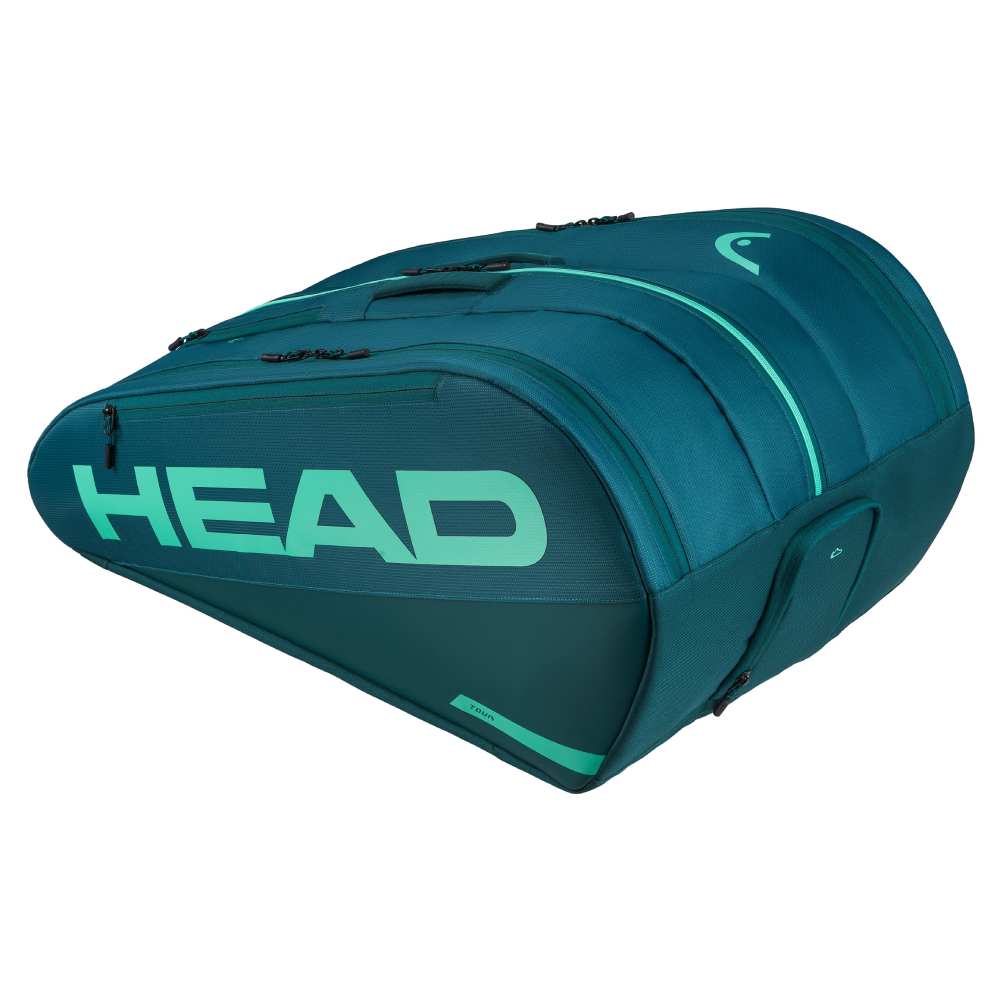 Head Tour XL 12 Racquet Bag (Green) - RacquetGuys.ca