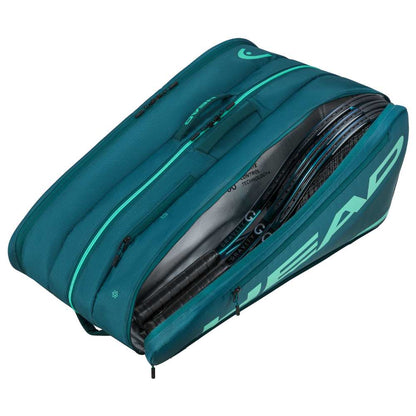Head Tour XL 12 Racquet Bag (Green) - RacquetGuys.ca