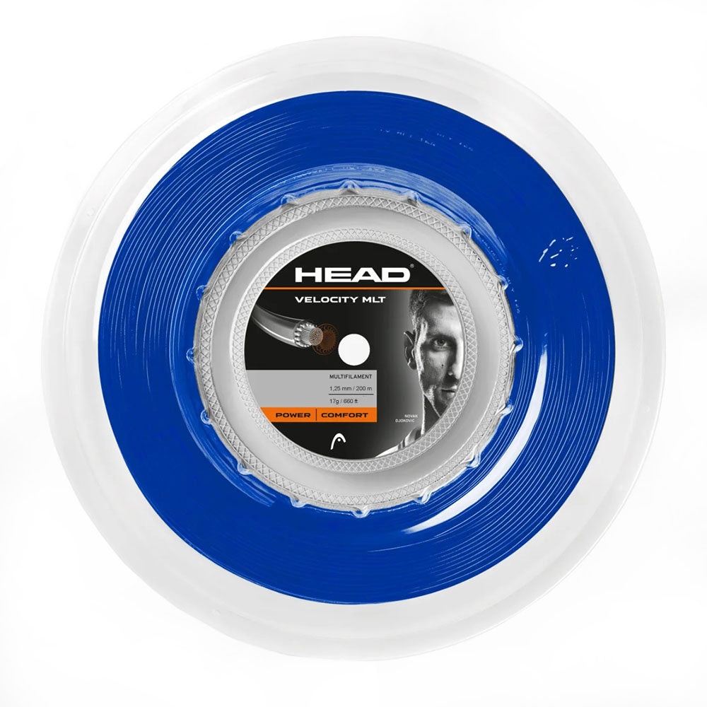 Head Velocity MLT 17/1.25 Tennis String Reel (Blue) - RacquetGuys.ca