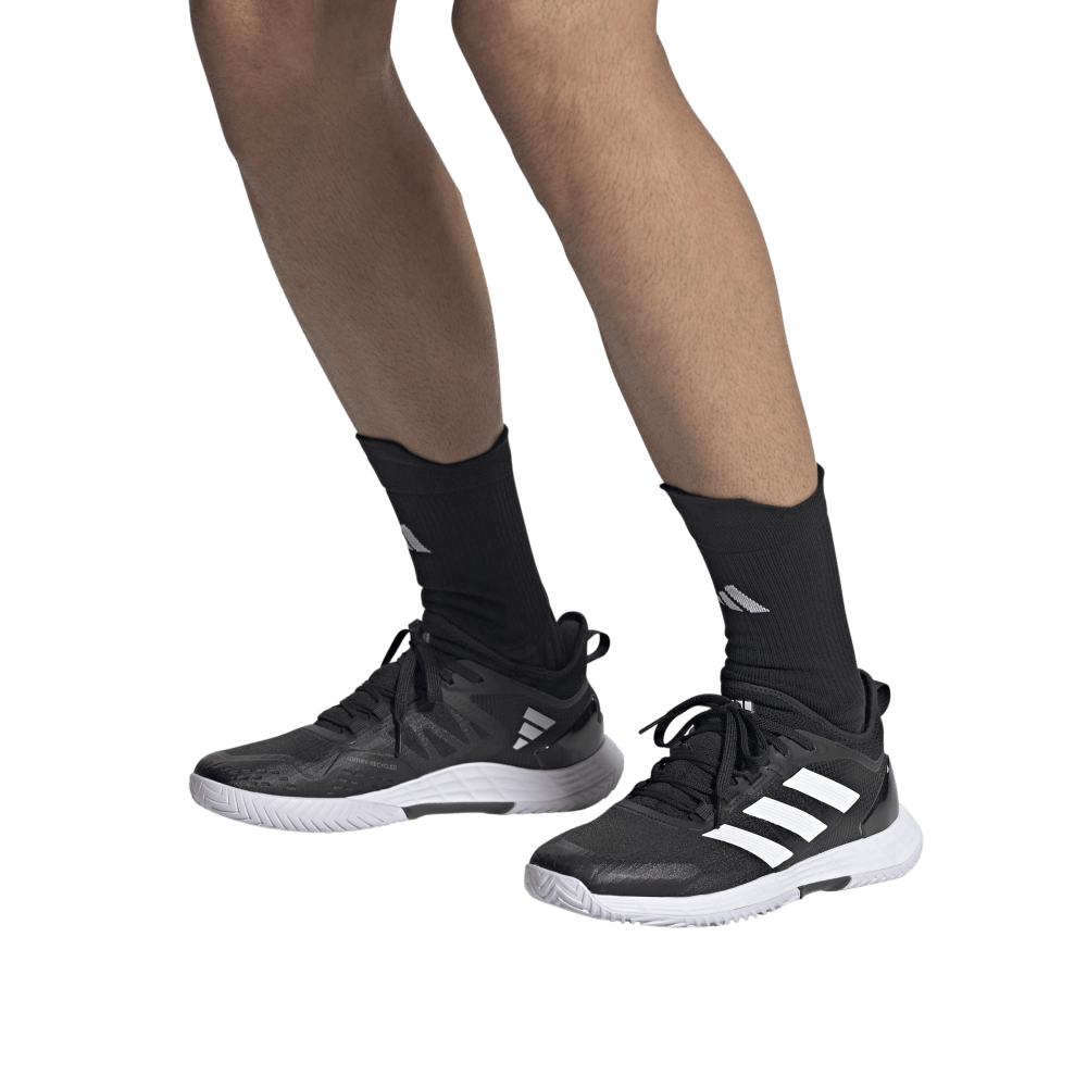 adidas Adizero Ubersonic 4.1 Men s Tennis Shoe Black White RacquetGuys