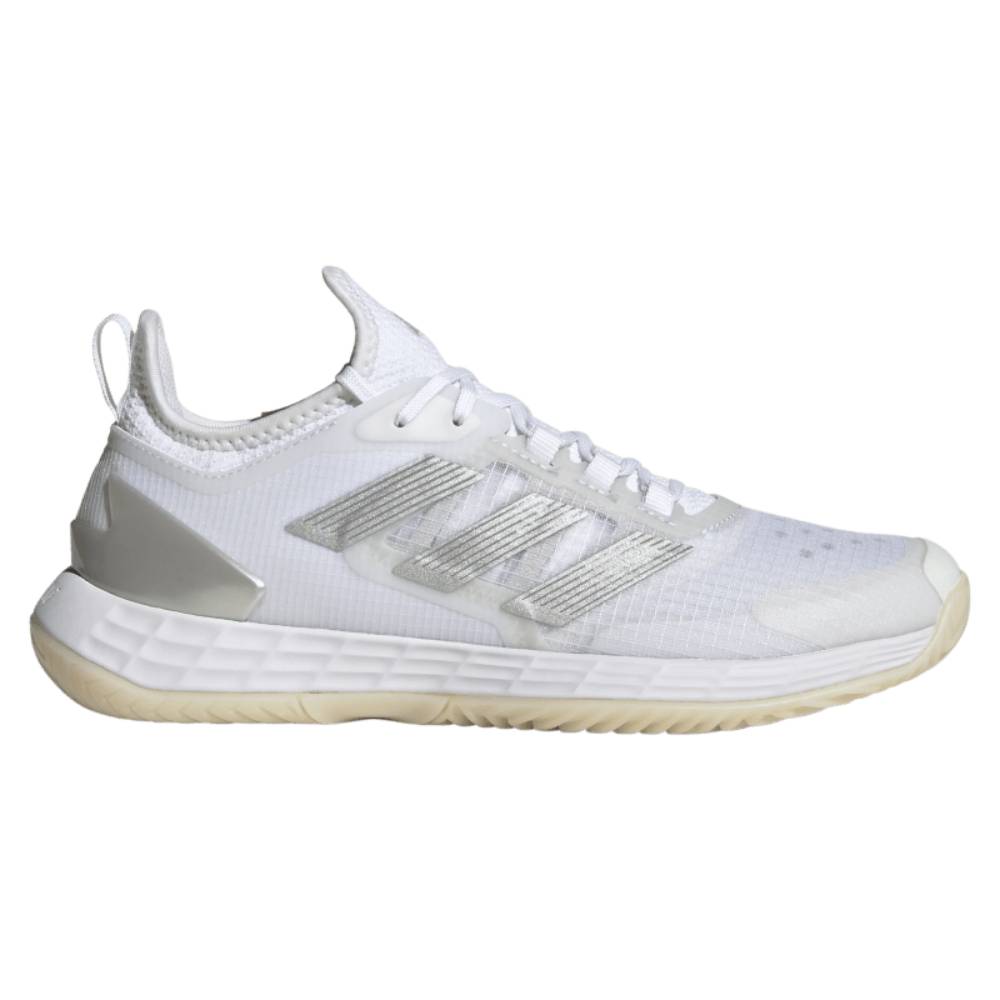 Adidas Women s adizero Ubersonic 4.1 Cloud White Silver Metallic 7.5