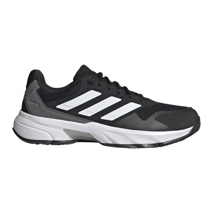 adidas CourtJam Control 3 Men's Tennis Shoe (Black/White) - RacquetGuys.ca