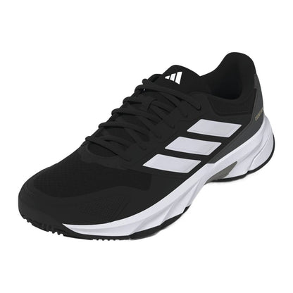 adidas CourtJam Control 3 Men's Tennis Shoe (Black/White) - RacquetGuys.ca
