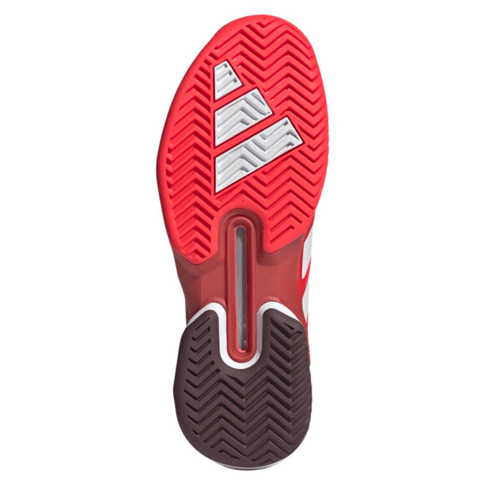 adidas Adizero Ubersonic 5 Men's Tennis Shoe (Red) - RacquetGuys.ca