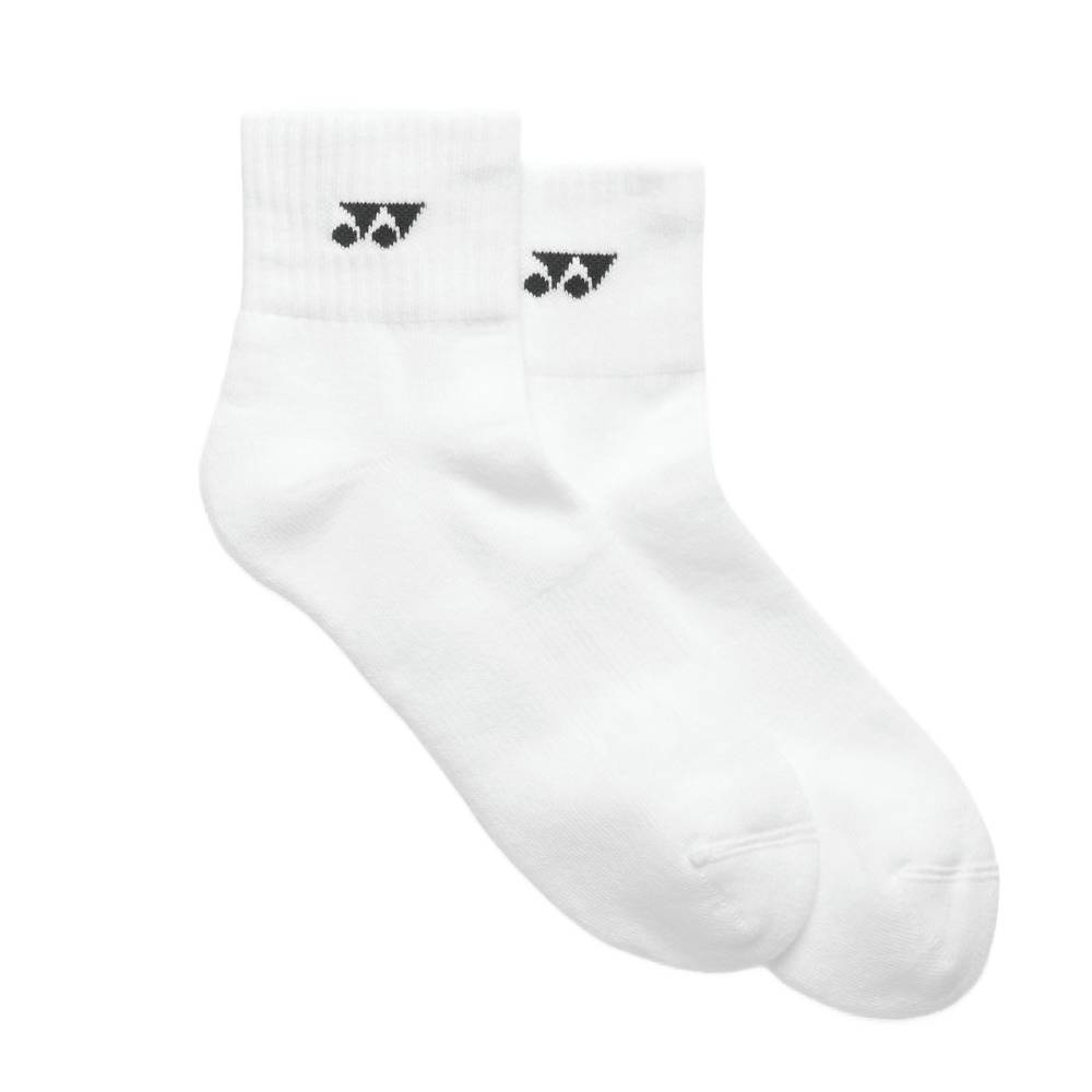 Yonex Quarter 3-Pairs Socks (White) - RacquetGuys.ca