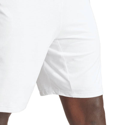 adidas Men's Ergo Short (White) - RacquetGuys.ca