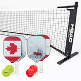 Diadem Icon V1 Canada 4 Paddle + Net Pickleball Bundle