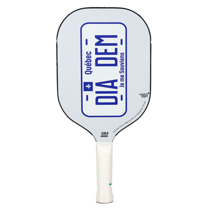 Canadian Quebec Flag Diadem Icon V1 Pickleball Paddle
