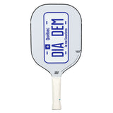 Canadian Quebec Flag Diadem Icon V1 Pickleball Paddle