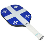 Canadian Quebec Flag Diadem Icon V1 Pickleball Paddle