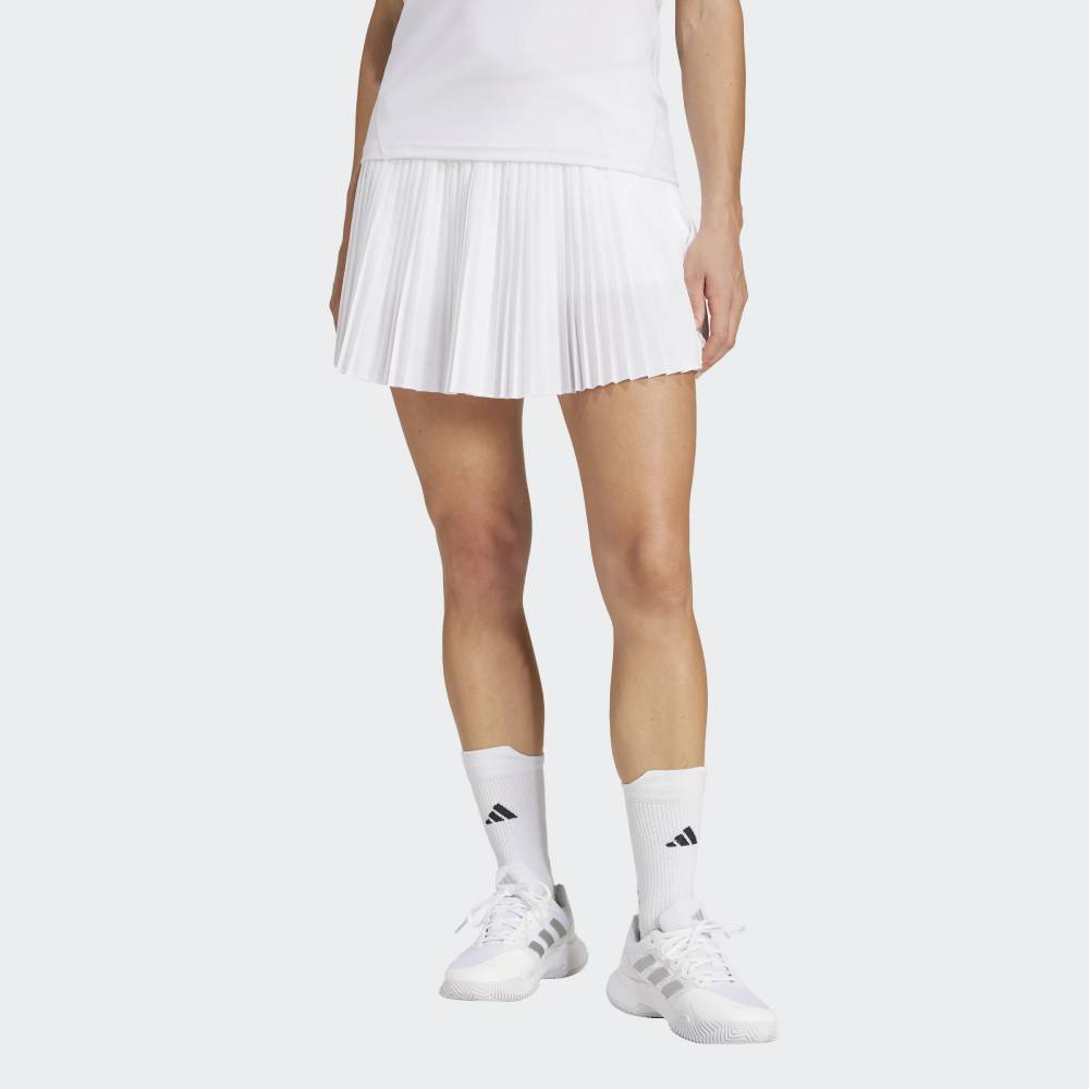 adidas Women's Club Pleat Skirt (White) - RacquetGuys.ca