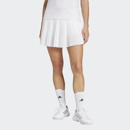 adidas Women's Club Pleat Skirt (White) - RacquetGuys.ca