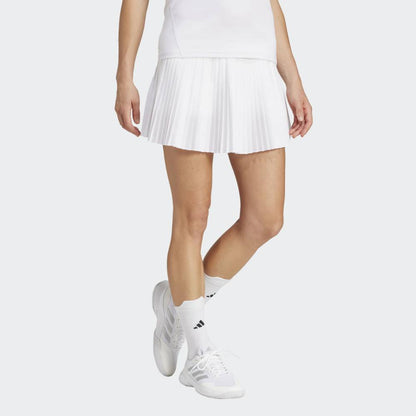 adidas Women's Club Pleat Skirt (White) - RacquetGuys.ca