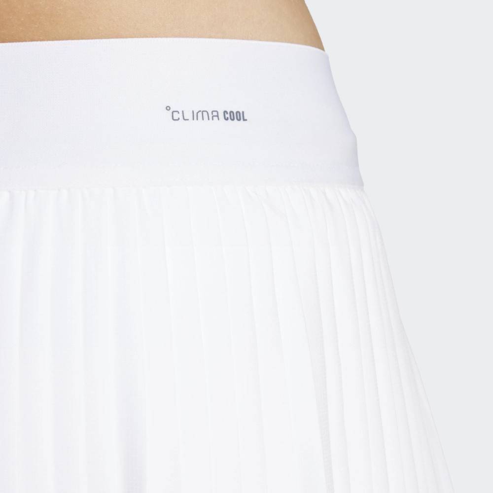 adidas Women's Club Pleat Skirt (White) - RacquetGuys.ca