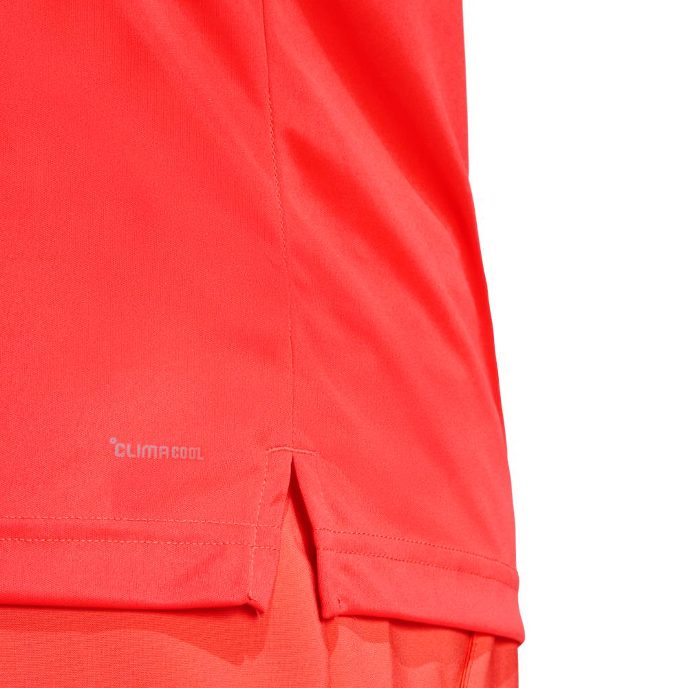 adidas Men’s Club 3 Stripe Climacool Top (Semi Lucid Red) - RacquetGuys.ca