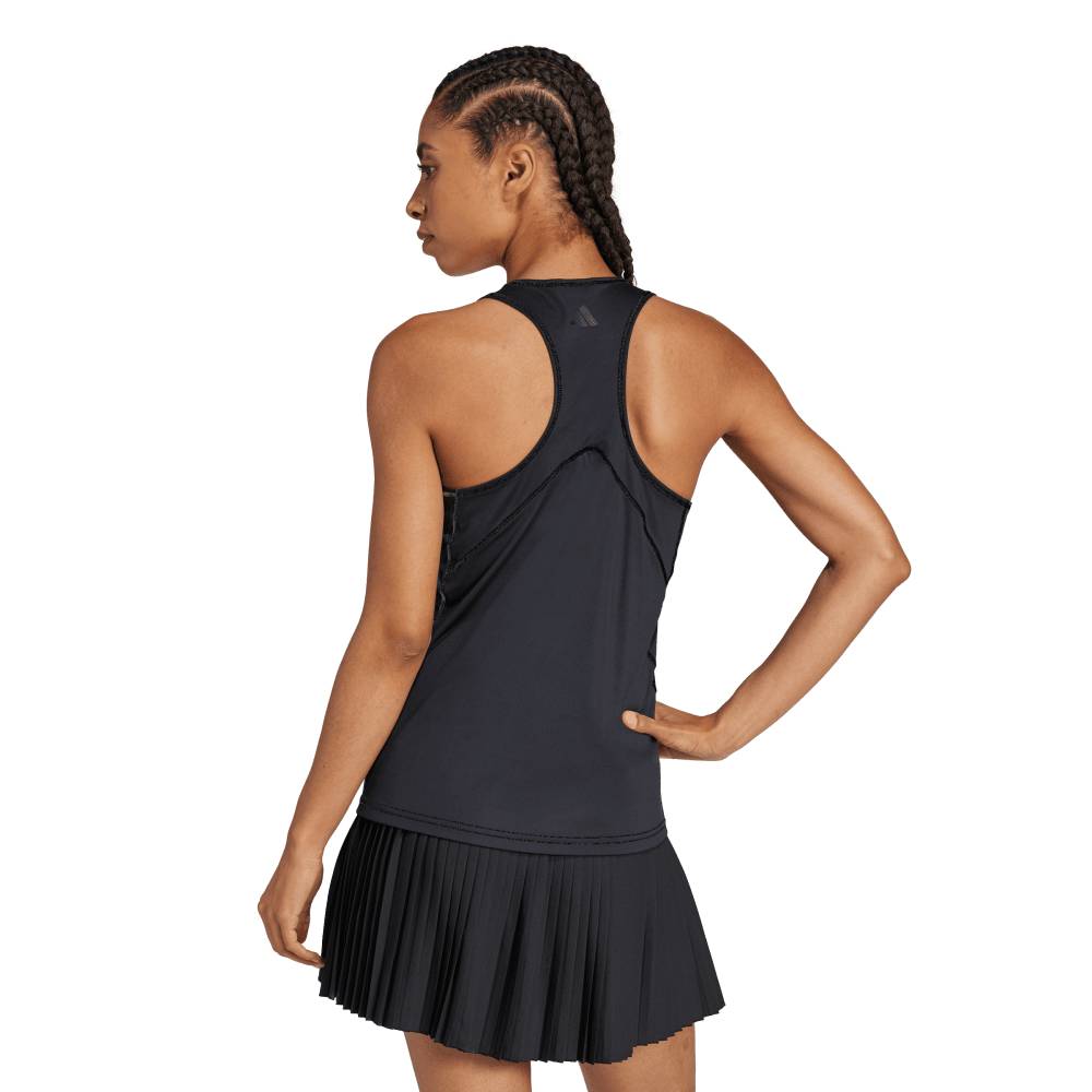 adidas Women's Club Tank Top (Black) - RacquetGuys.ca