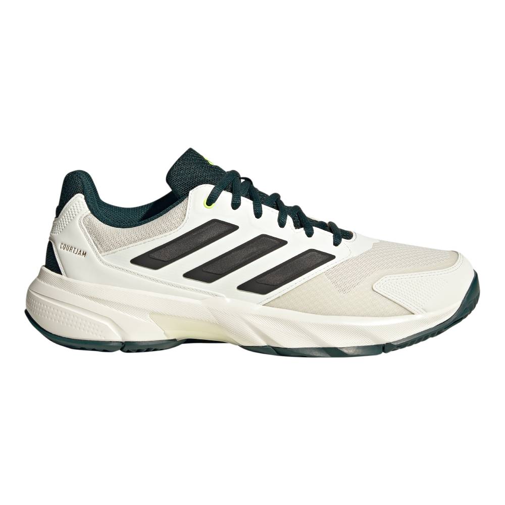 adidas CourtJam Control 3 Men's Tennis Shoe (White) - RacquetGuys.ca