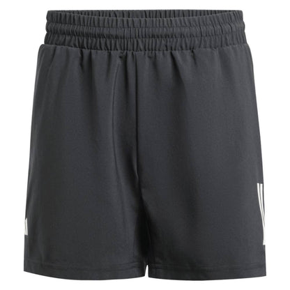 adidas Boy's Club 3 Stripe Short (Black) - RacquetGuys.ca