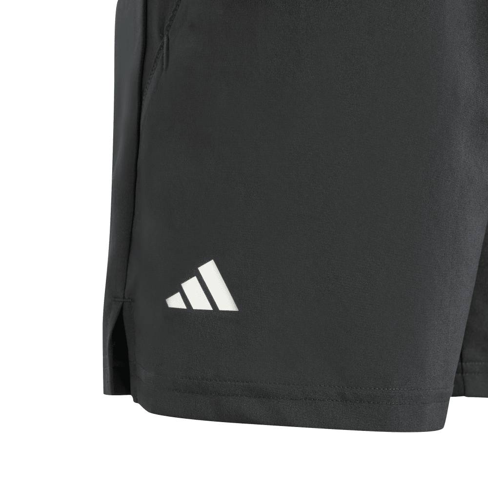 adidas Boy's Club 3 Stripe Short (Black) - RacquetGuys.ca