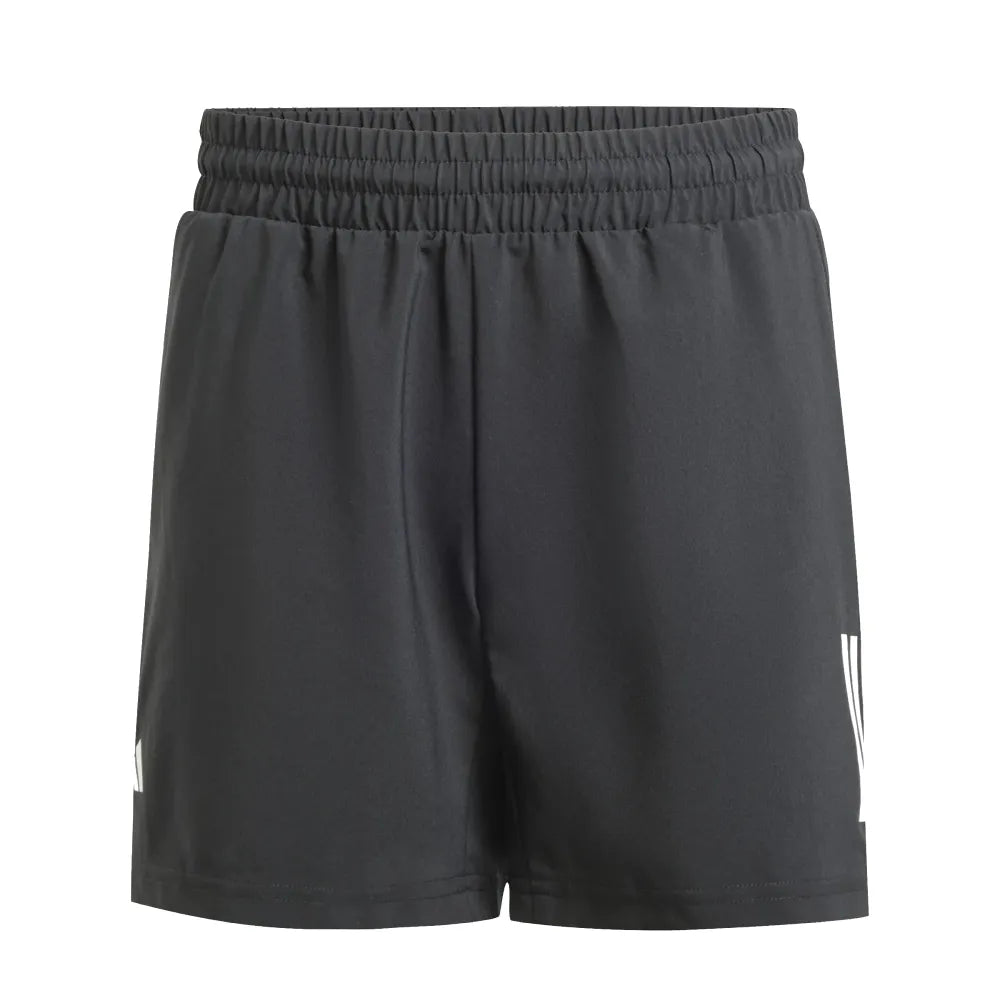 adidas Boy's Club 3 Stripe Shorts (Black) - RacquetGuys.ca