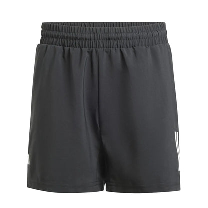 adidas Boy's Club 3 Stripe Shorts (Black) - RacquetGuys.ca