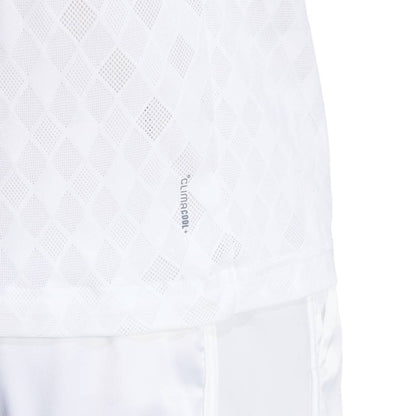 adidas Men's Polo Pro Top (White) - RacquetGuys.ca