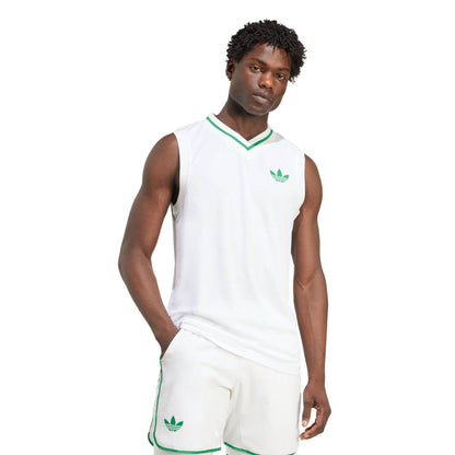 adidas Men's Pro Tank Top (White) -- Description - RacquetGuys.ca