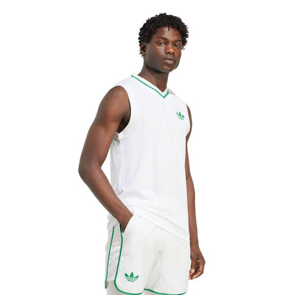 adidas Men's Pro Tank Top (White) -- Description - RacquetGuys.ca