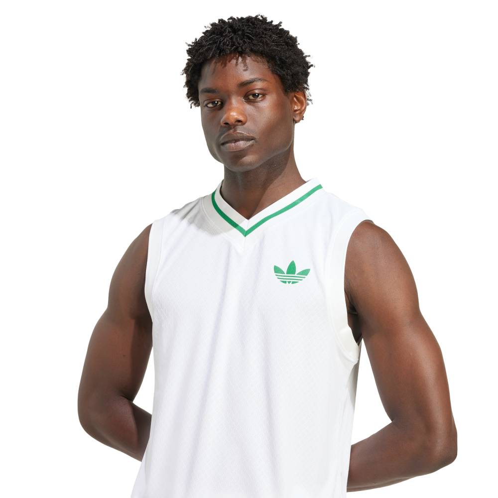 adidas Men's Pro Tank Top (White) -- Description - RacquetGuys.ca