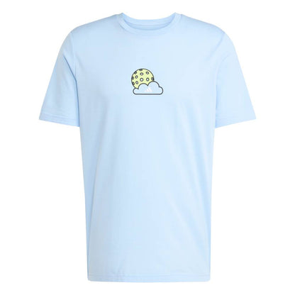 adidas Men's Pickleball Graphic Tee Top (Glow Blue) - RacquetGuys.ca