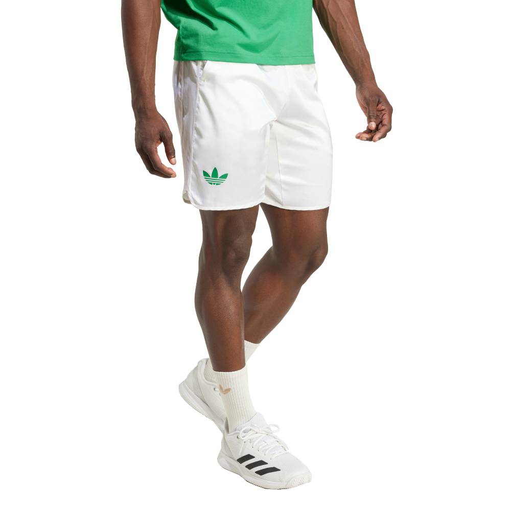 adidas Men's Ergo Short 9-Inch (White) - RacquetGuys.ca
