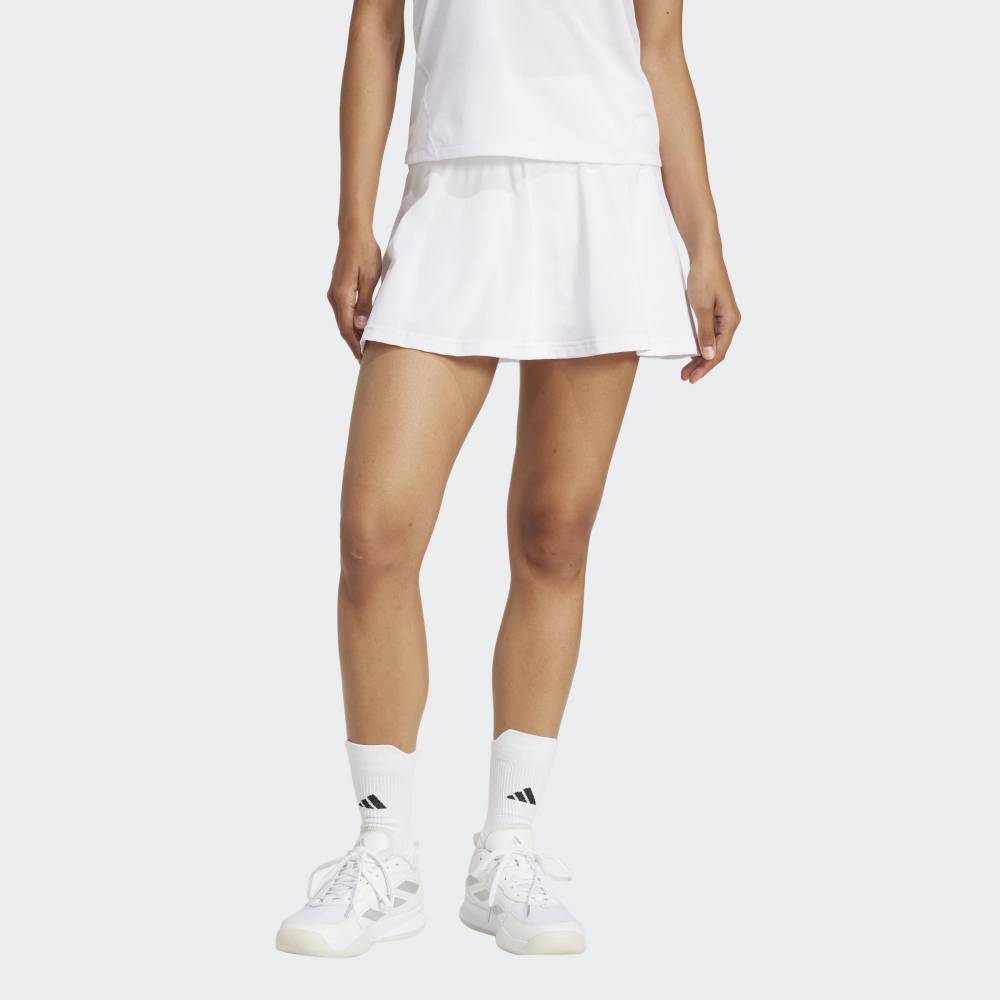 adidas Women's Club Skirt (White) - RacquetGuys.ca