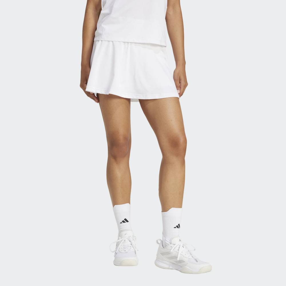 adidas Women's Club Skirt (White) - RacquetGuys.ca