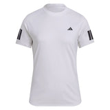 adidas Women's Club 3 Stripe Top (White)